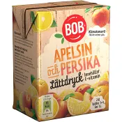 Lättdryck Apelsin & persika Koncentrat 2dl BOB
