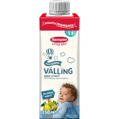 Fullkornsvälling dinkel &frukt 1år drf 250ml Semper