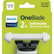 OneBlade rakblad intim 2p Philips