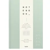 Anteckningsbok textil A5 grön