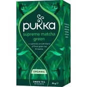 Te Grönt Supreme matcha green Ekologisk 20-p Pukka