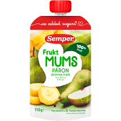 Fruktmums Päron 6m 110g Semper