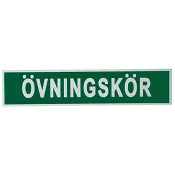 Övningskörningsskylt magnetisk