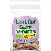 Cashewnötter naturell EKO 100g ICA Gott liv