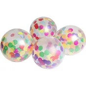 Ballong konfetti 4-p Happy Party
