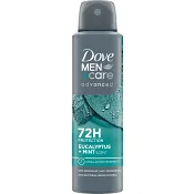 Deodorant 72h Advanced Eucalyptus+Mint Spray 150ml Dove Men Care