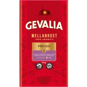 Bryggkaffe Mellanrost Presso 450g Gevalia