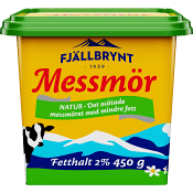 Messmör Natur 2% 450g Fjällbrynt