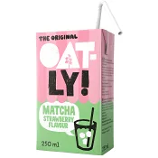Havredryck Matcha Strawberry 2,8% 250ml Oatly
