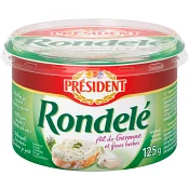 Rondelé Ail de Garonne med Vitlök & örter 125g President