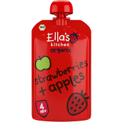 Jordgubb Äpple Puré 4m 120g Ellas Kitchen