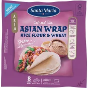 Asian Wrap Rice Flour 8-p Santa Maria