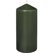 Blockljus mörkgrön 15cm