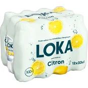 Kolsyrat Vatten Citron 33cl 12-p Loka