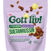 Sultanrussin Ekologisk 250 g ICA