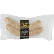Kryddkorv Vit Rostbratwurst Bavaria Tyroler 94% Kötthalt 230g Hirschmans Charkuteri