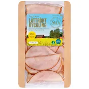 Kyckling Lättrökt Tunna skivor 150g Svea