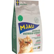 Kattmat Torrfoder Utekatt Kastrerad Lax 14kg Mjau