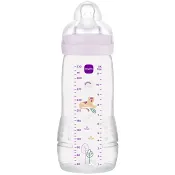 Nappflaska Blandade färger 330ml 4m+ MAM
