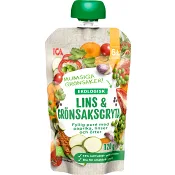 Barnmat Lins & grönsaksgryta 6m Ekologisk 120g ICA