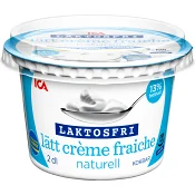 Lätt Crème fraiche Laktosfri 13% 2dl ICA