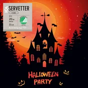 Servett 33cm Halloween ICA
