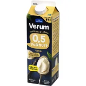 Yoghurt Vanilj Laktosfri 0,5% 1000g Verum
