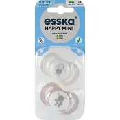 Napp Happy Mini Silikon 2-p 0m+ Esska