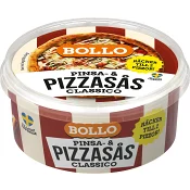 Pizzasås och Pinsa Classico 160g Bollo
