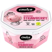 Glass Jordgubb Vegansk 750ml Laktosfri Choice