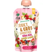 Barngröt Röda bär havre & korn Ekologisk 6m 120g ICA I love eco