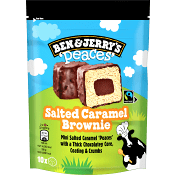 Glass Salted caramel brownie peaces 160ml Ben & Jerrys
