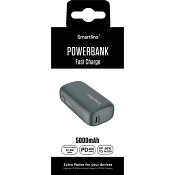 Powerbank 5000mAh PD20W+QC3.0 Smartline