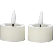 LED Värmeljus creme 2p ICA