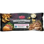 Cheddarburgare 600g Scan