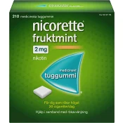 Nicorette Fruktmint Medicinskt tuggummi 2mg 210-p