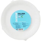 Tallrik Vit 23cm 50-p ICA Basic