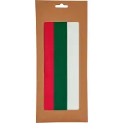 Silkespapper 6 ark röd, grön, vit