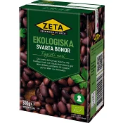 Bönor Svarta Ekologisk 380g Zeta