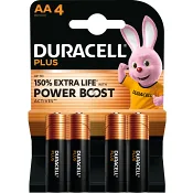 Batteri AA 4-p Duracell Plus