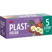 Plastpåsar 5l 35-p ICA