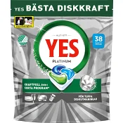 Diskmaskinstabletter Platinum All In One 38-p YES