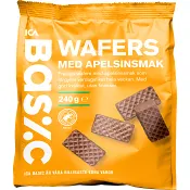 Wafers med apelsinsmak 240g ICA Basic