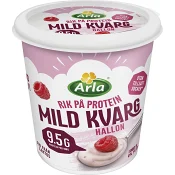 Kvarg Mild Hallon 0,2% Laktosfri 1000g Arla®