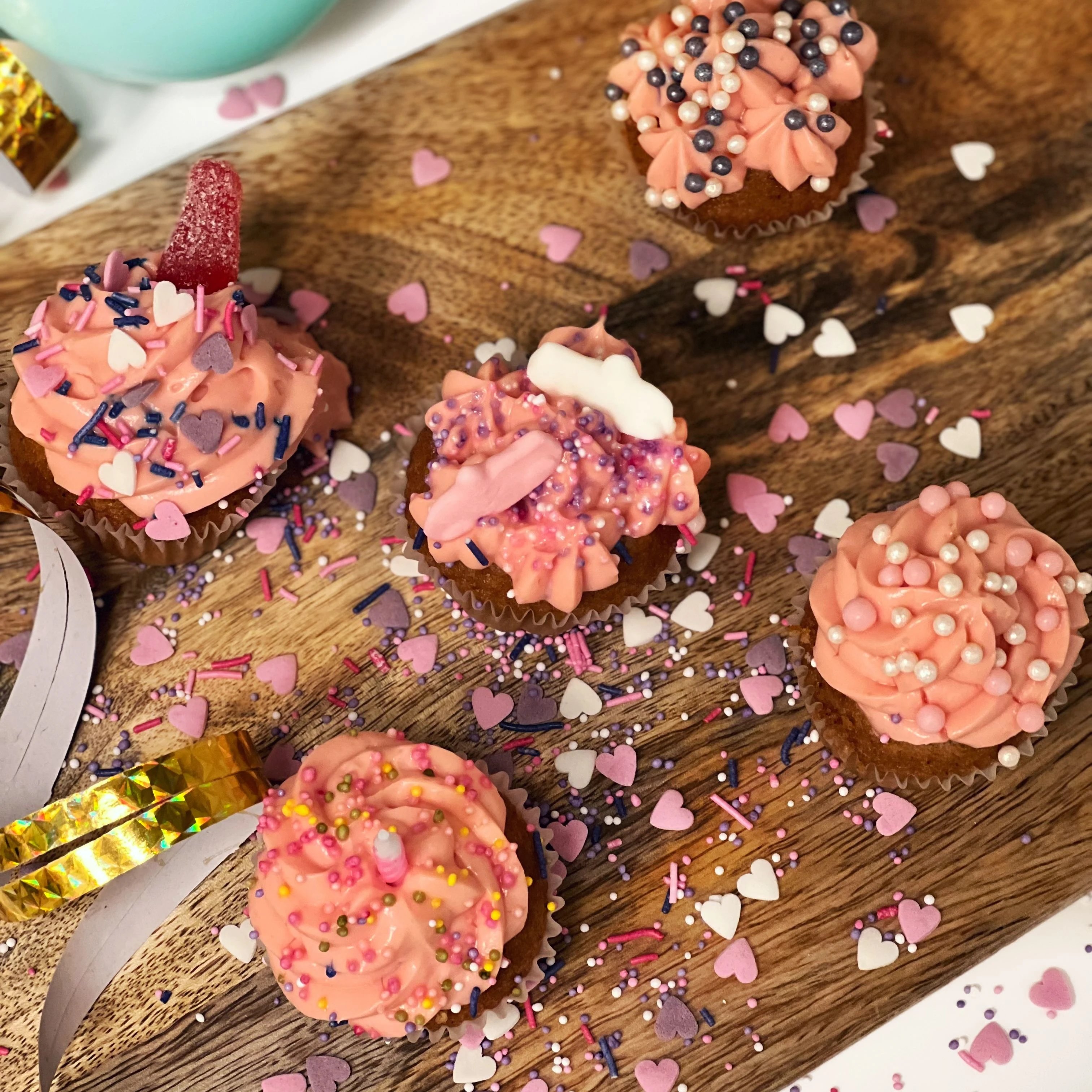 Mini cupcake Rosa