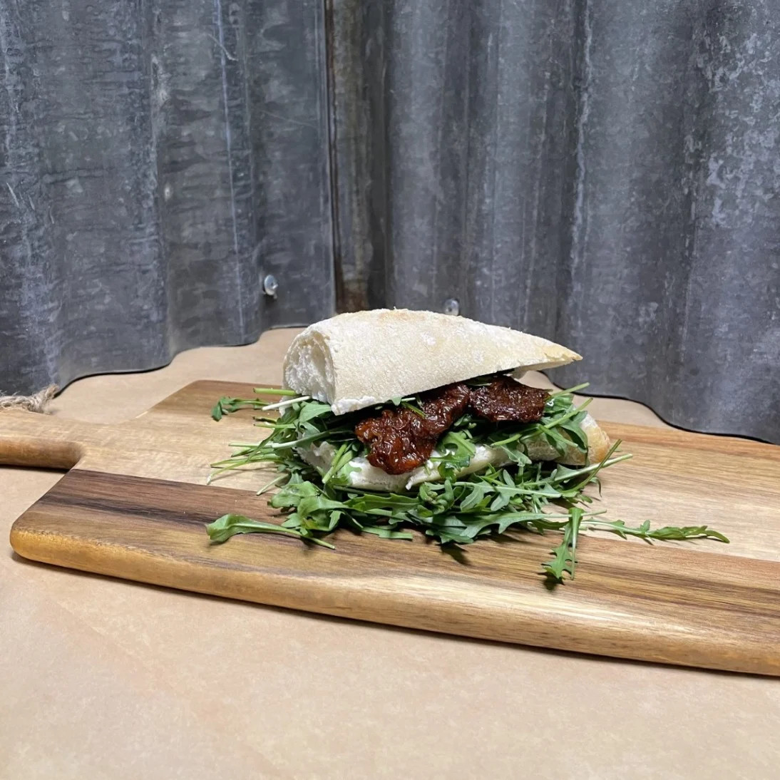 Vegansk halvbaguette