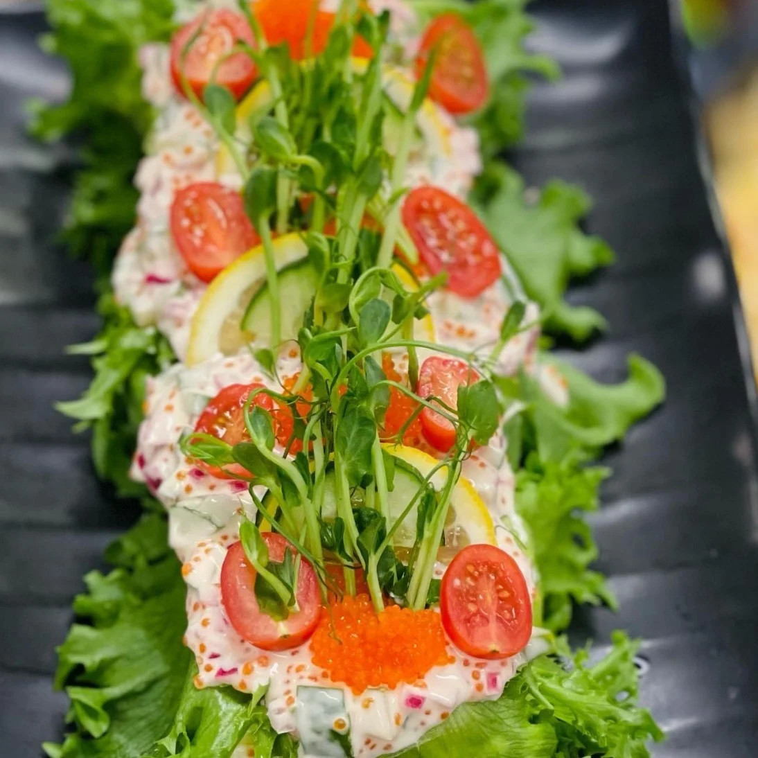 Vegan smörgåstårta 