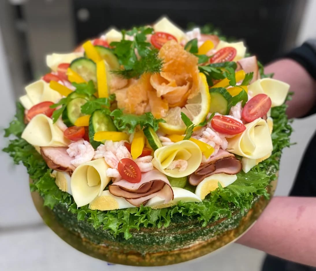 Smörgåstårta original Catering ICA Kvantum Avesta