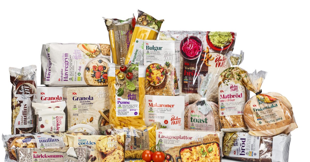 ICAs glutenfria sortiment ICA