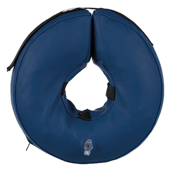 Trixie Hundkrage Uppblåsbar Blå M-L (45-57cm)